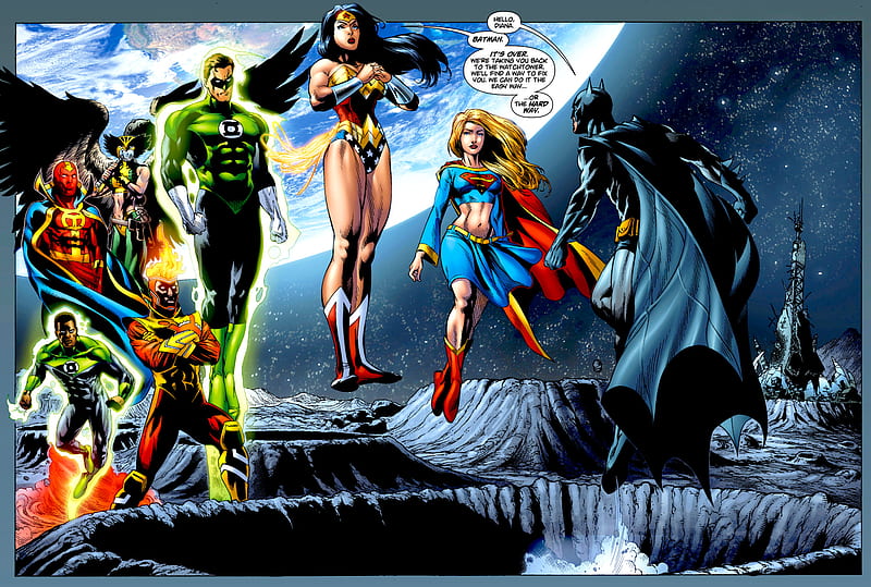Justice League, Justice League Of America, Batman, Wonder Woman, Green  Lantern, HD wallpaper | Peakpx