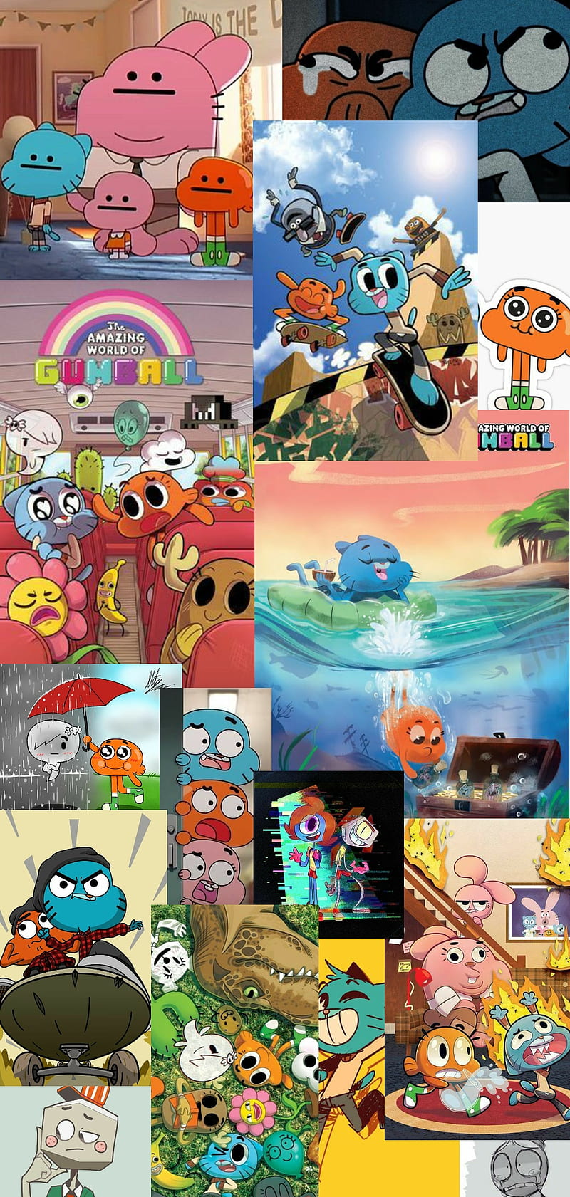 Gumball family, crazy, friends, happy, HD phone wallpaper