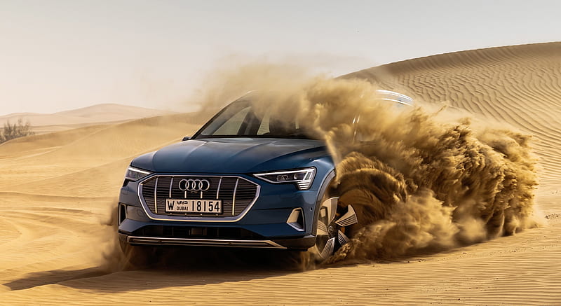 2019 Audi e-tron (Color: Antigua Blue) - Off-Road , car, HD wallpaper