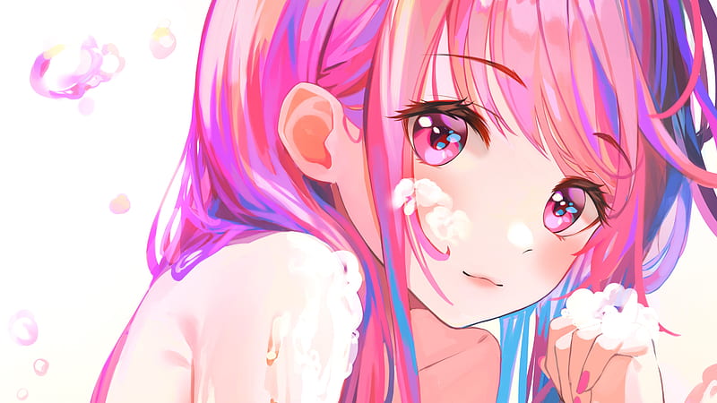 Anime, Original, Girl, Pink Eyes, Pink Hair, HD wallpaper