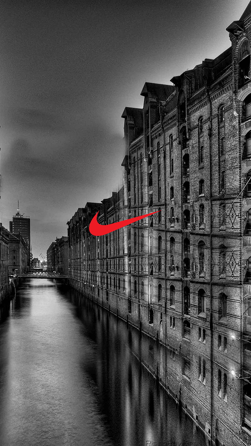 vaso combinar abrazo Nike, ciudad vieja, en blanco y negro, marcas, ciudad, nike, viejo, río,  Fondo de pantalla de teléfono HD | Peakpx