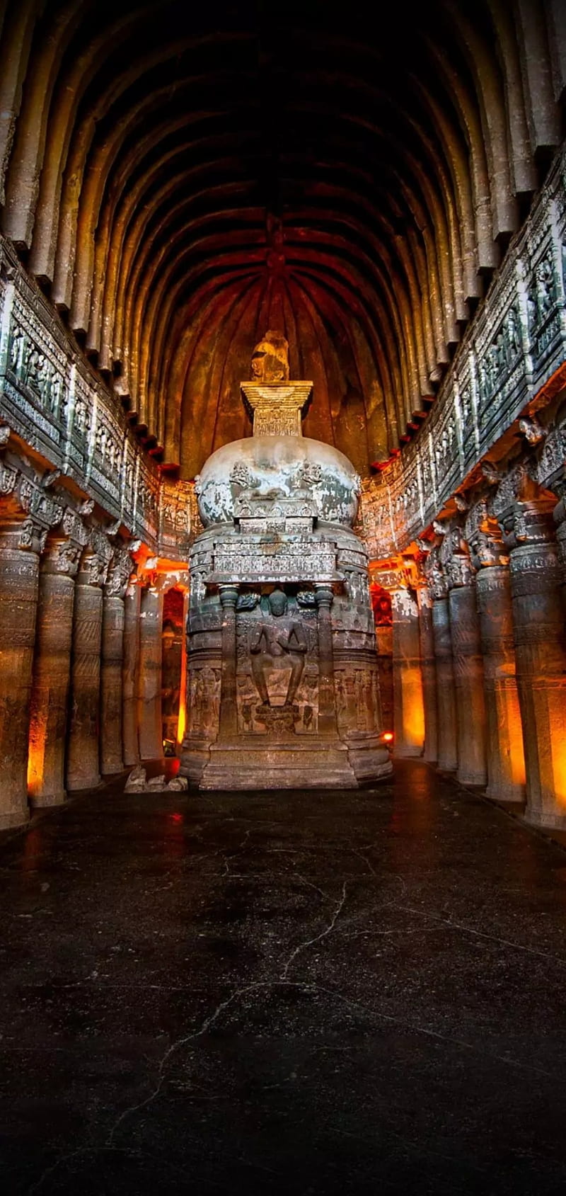 Ajanta Caves, ancient times, architecture, aurangabad, ellora caves, hinduism, india, scriptures, HD phone wallpaper
