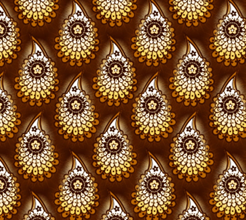 Paisley1, brown, ethnic, pailsey, patterns, HD wallpaper