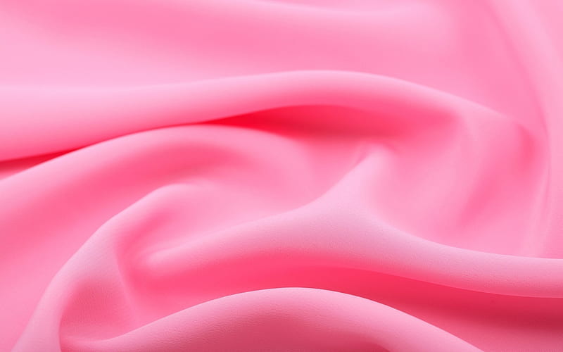 pink silk, fabric, silk texture, silk, HD wallpaper