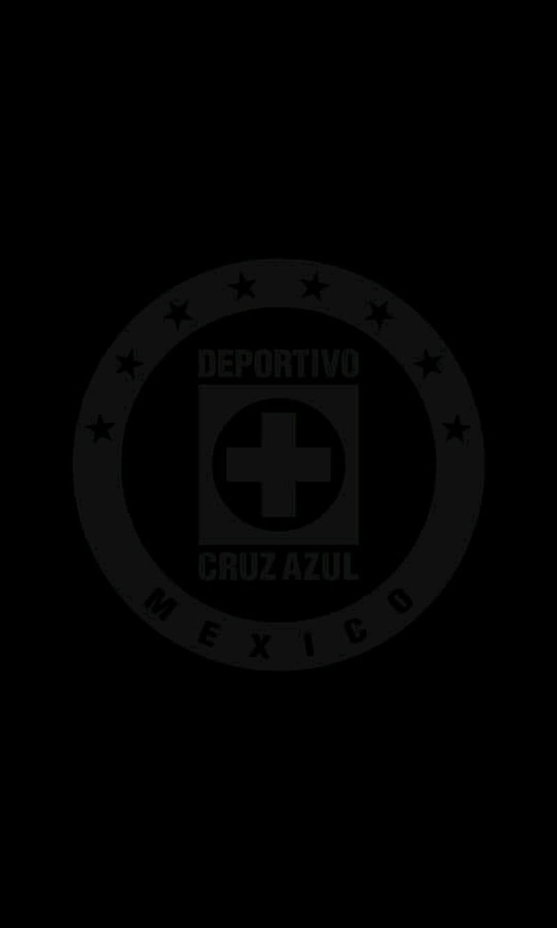 Cruz Azul Dark, cruzazul, dark, elegante, football, HD phone wallpaper