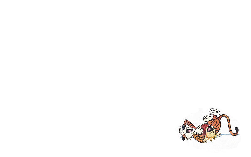 Calvin and Hobbes Laughter, laughter, calvin and hobbes, funny, love, HD wallpaper