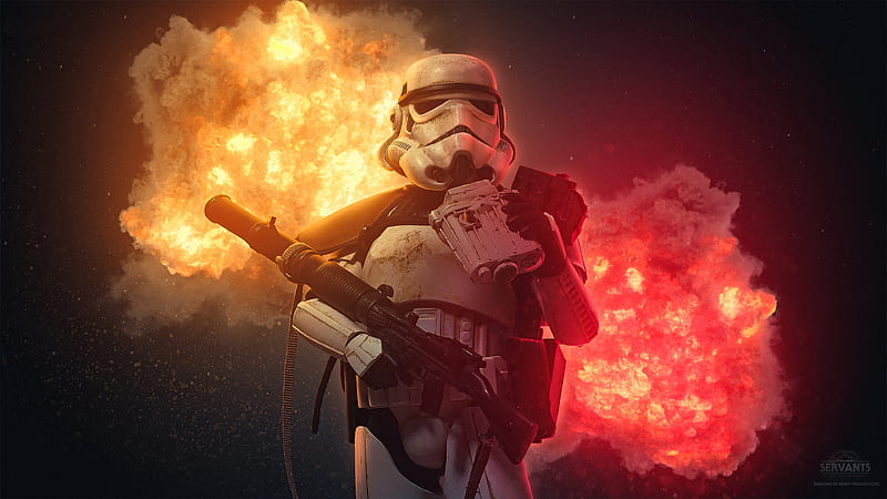 Stormtrooper Explosion , stormtrooper, star-wars, movies, HD wallpaper