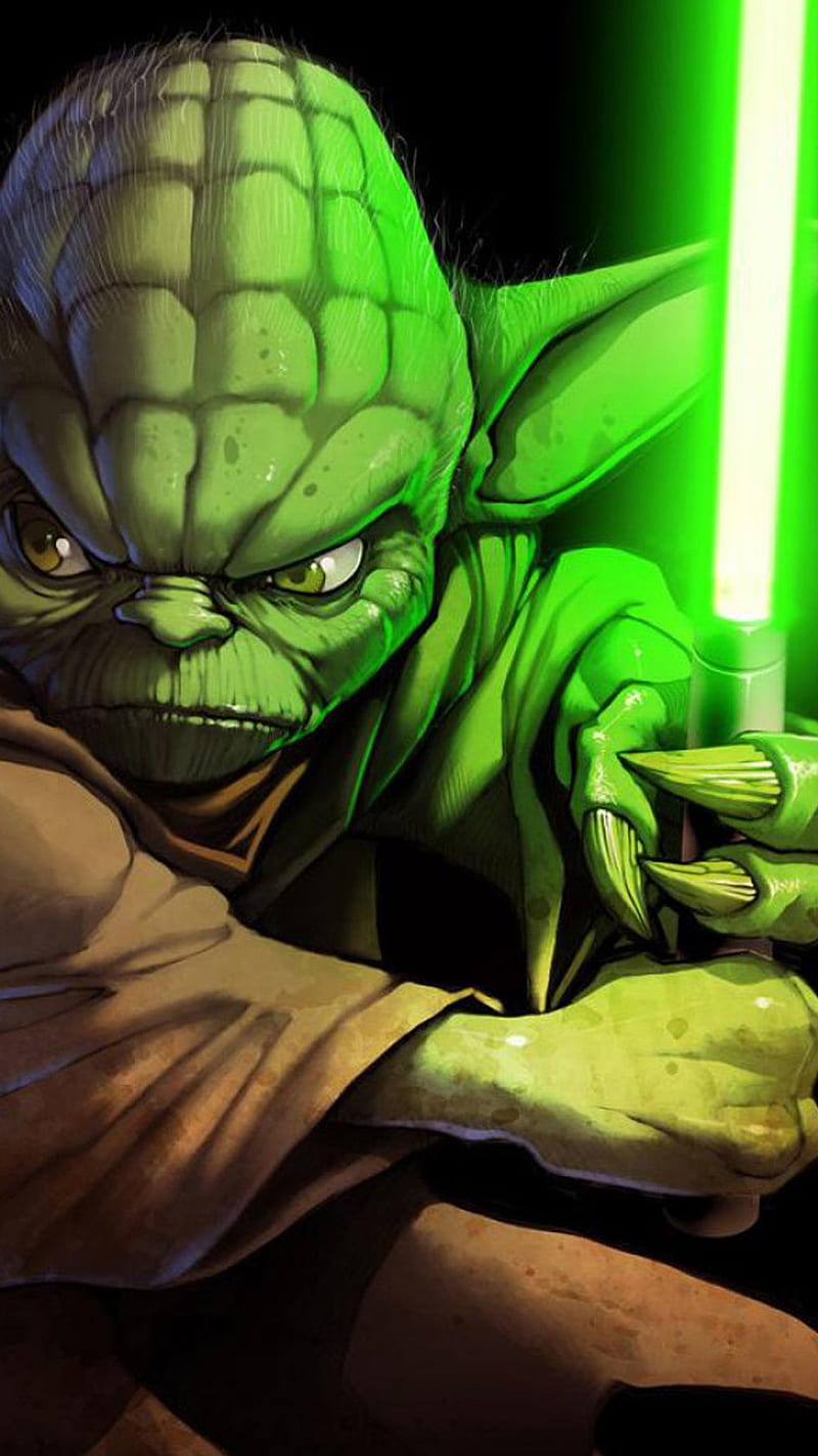 Master Yoda, darkdroid, green, jedi, lifesaver, star wars, HD phone  wallpaper | Peakpx