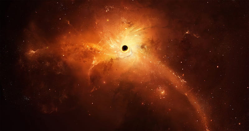Black Holes Space, space, digital-universe, artist, artwork, digital-art, HD wallpaper