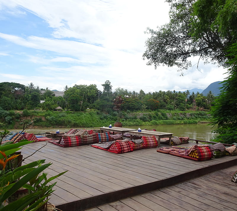 Laos Utopia, 70 s, an kham, coffee, cool, luang prabang, HD wallpaper