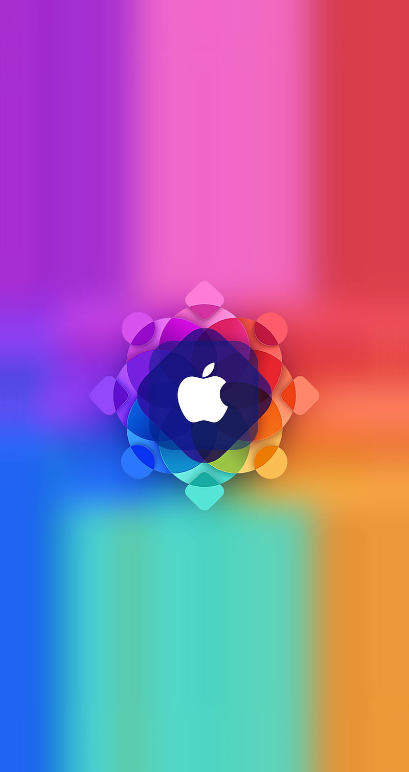 720P free download | Apple colorful, brand, iphone, logo, HD phone ...