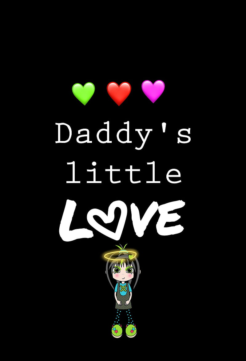 Daddys little love, daddy, love, little, cute, girl, kids, ddlg, quotes,  keep, HD phone wallpaper | Peakpx
