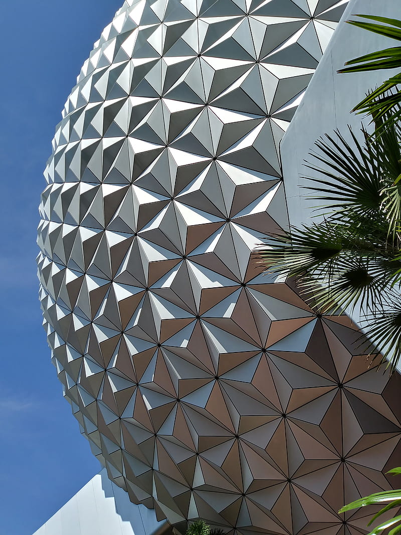 Spaceship Earth Attraction at the Epcot Theme Park at the Walt Disney World  in Bay Lake, Florida, US · Free Stock Photo