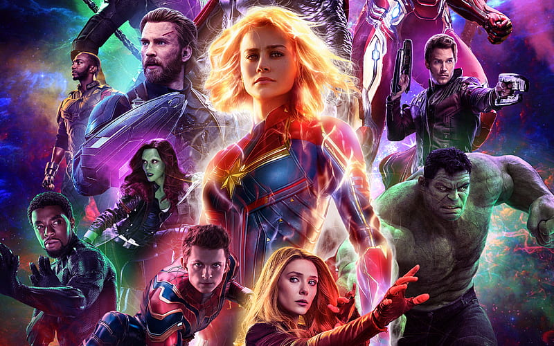 Avengers EndGame, characters, 2019 movie, Avengers 4, poster, Avengers EndGame logo, creative, HD wallpaper
