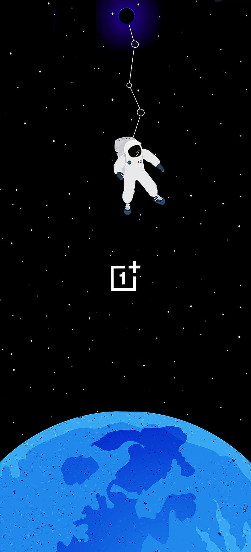 Dot Notch , astronaut, space, HD phone wallpaper