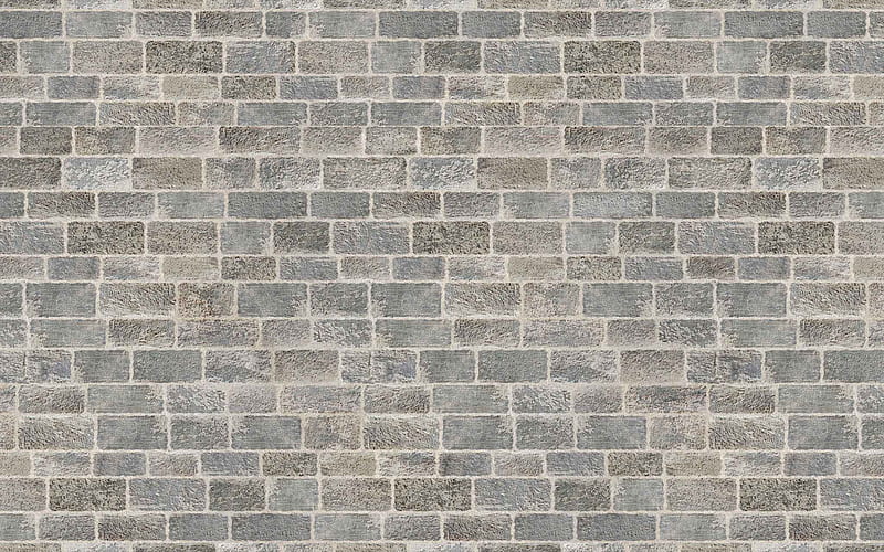 gray brick wall, grunge, gray bricks, close-up, bricks textures, brickwall, bricks, wall, HD wallpaper