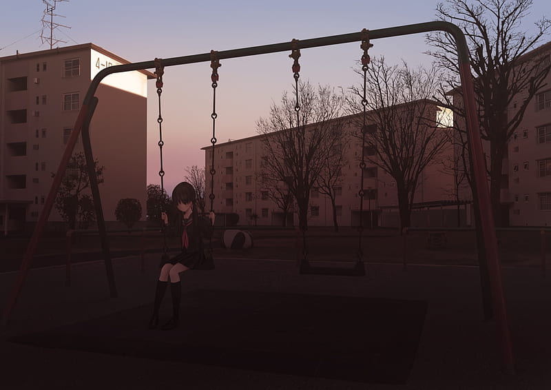 Steam Workshop::Anime Girl Apartment Night Rain