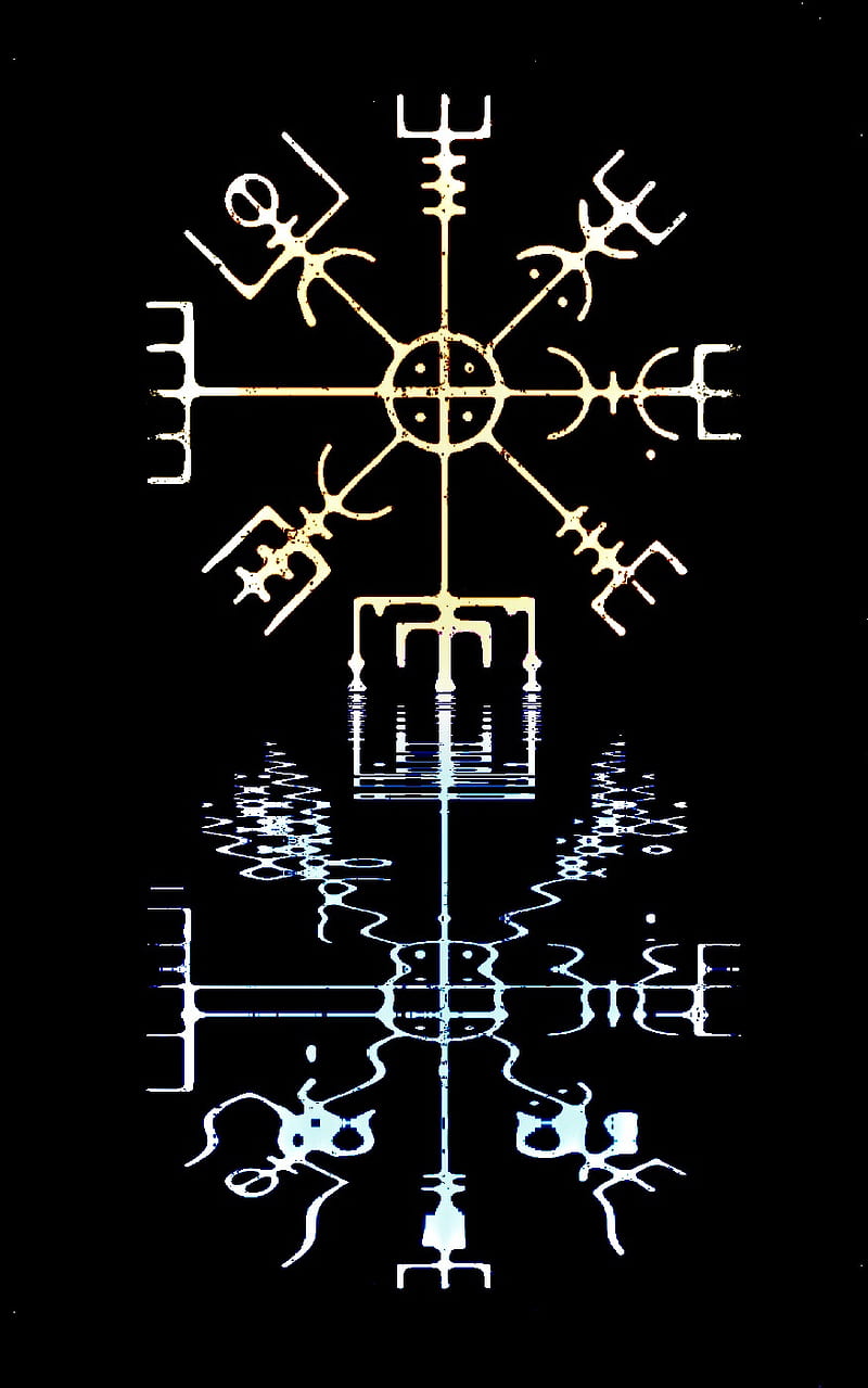 Norse Compass , nordic, runes, viking, HD phone wallpaper