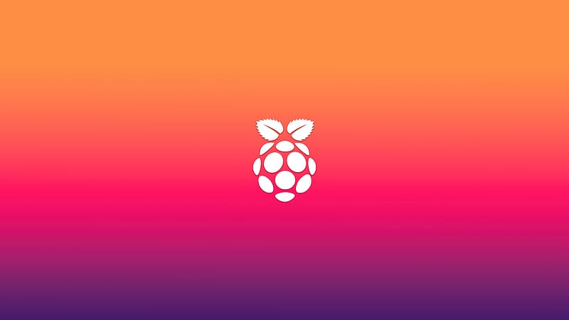 Raspberry PI, logo, minimal, HD wallpaper