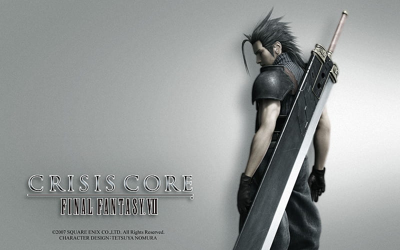 Crisis Core - Final Fantasy VII, action, fighter, video game, game, man, final fantasy vii, adventure, hair, warrior, hero, sword, HD wallpaper