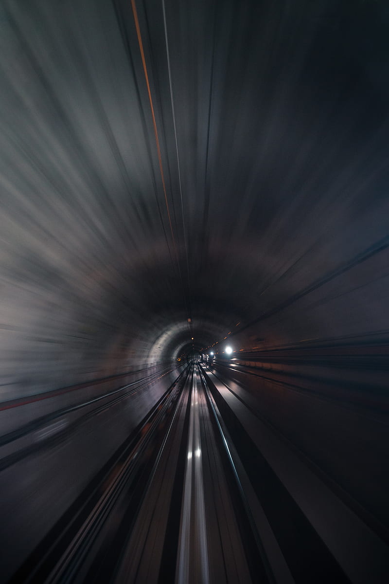 tunnel, underground, direction, speed, HD phone wallpaper
