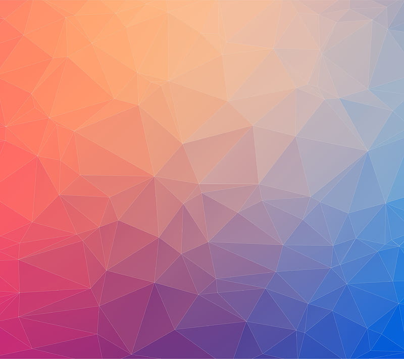 Polygon, gradient lines, polygon, HD wallpaper