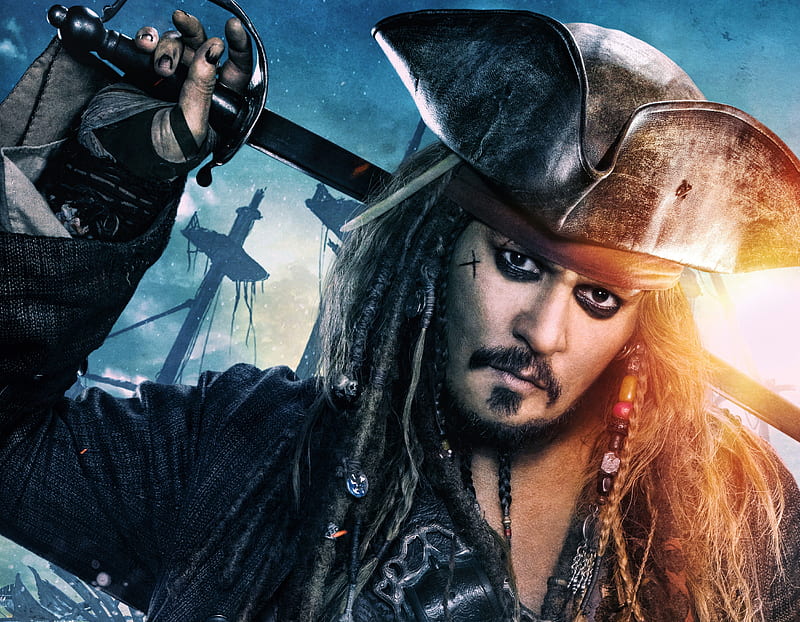 Jack Sparrow In Pirates Of The Caribbean Dead Men Tell No Tales Movie, pirates-of-the-caribbean-dead-men-tell-no-tales, 2017-movies, HD wallpaper