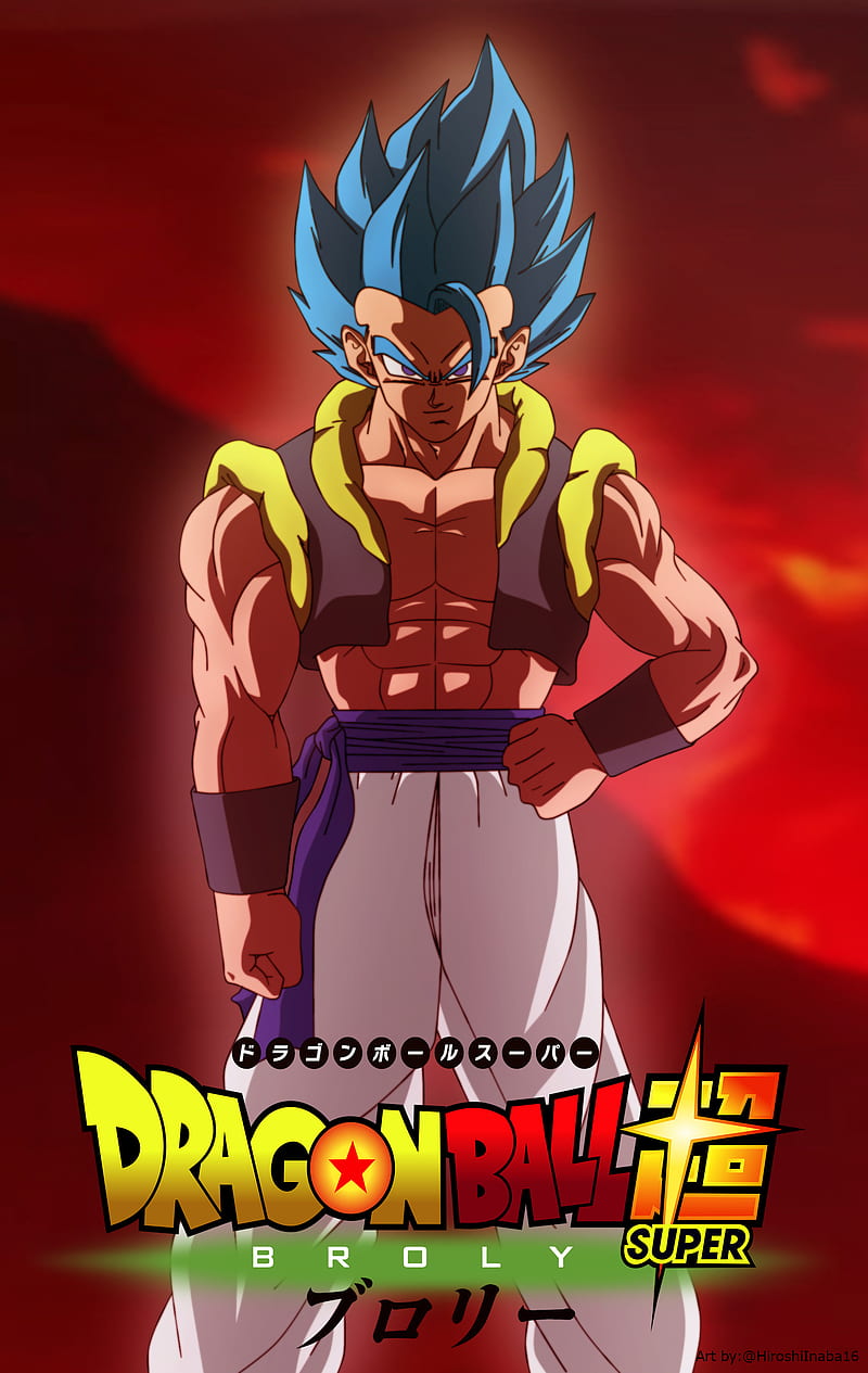 Broly movie, dragon ball super, gogeta, goku, vegeta, silverb, HD phone wallpaper