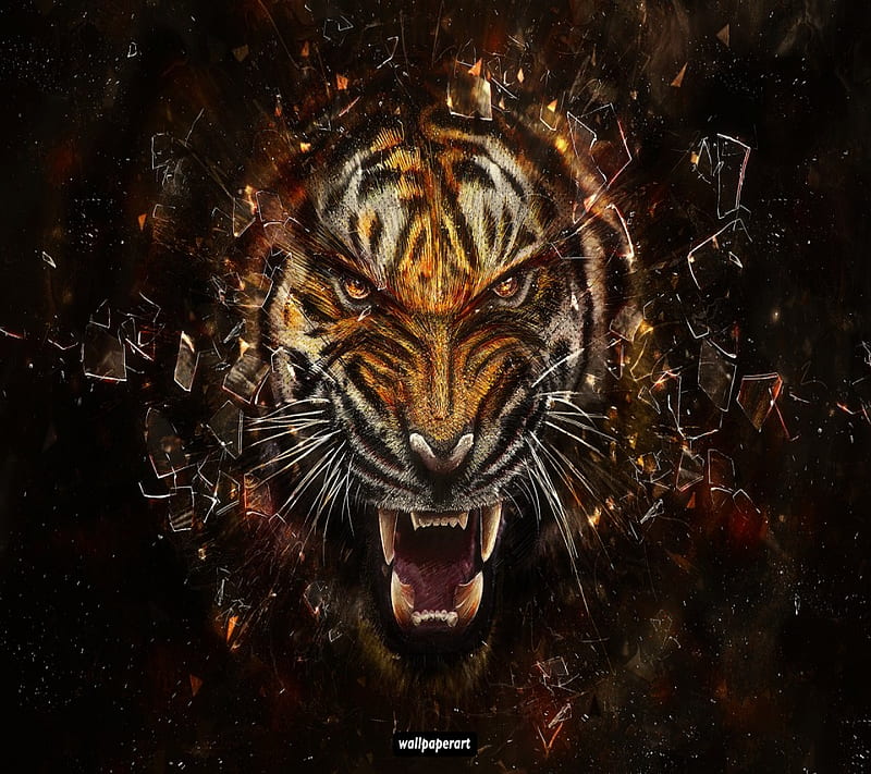 Tiger, animals, fantasy, HD wallpaper | Peakpx