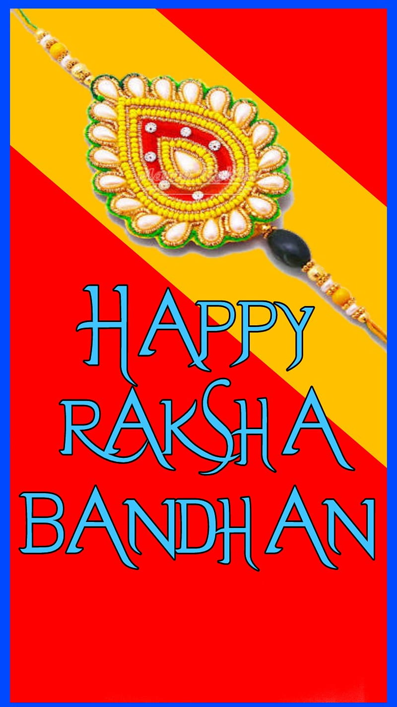Happy Raksha Bandhan, bandhan, brother, happy , raksha, real, sister western, HD phone wallpaper