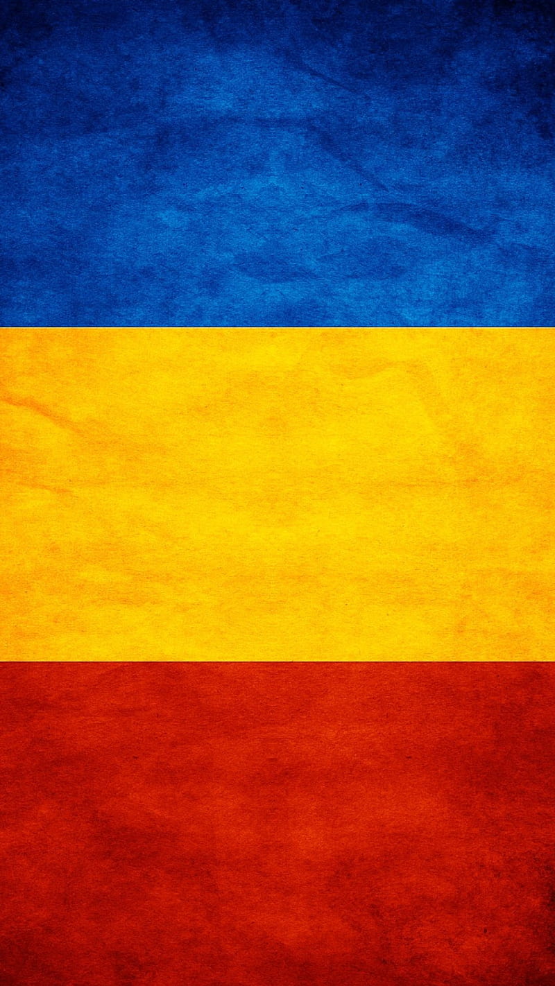 Romania, flag, my, country, red, yellow, blue, HD phone wallpaper