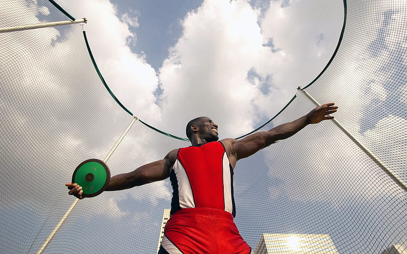 Men Discus Throw movement-Life is the challenge, HD wallpaper