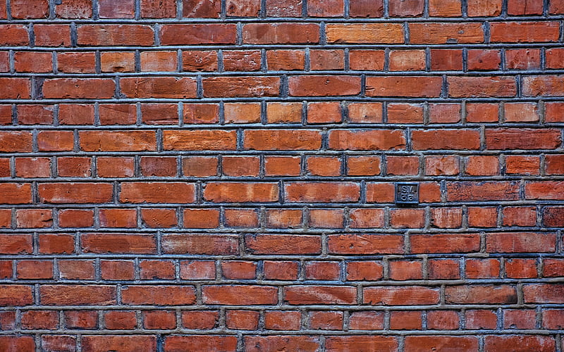 brown brickwall, grunge, brown bricks, bricks textures, brown brick wall, bricks, wall, brown bricks background, brown stone background, HD wallpaper
