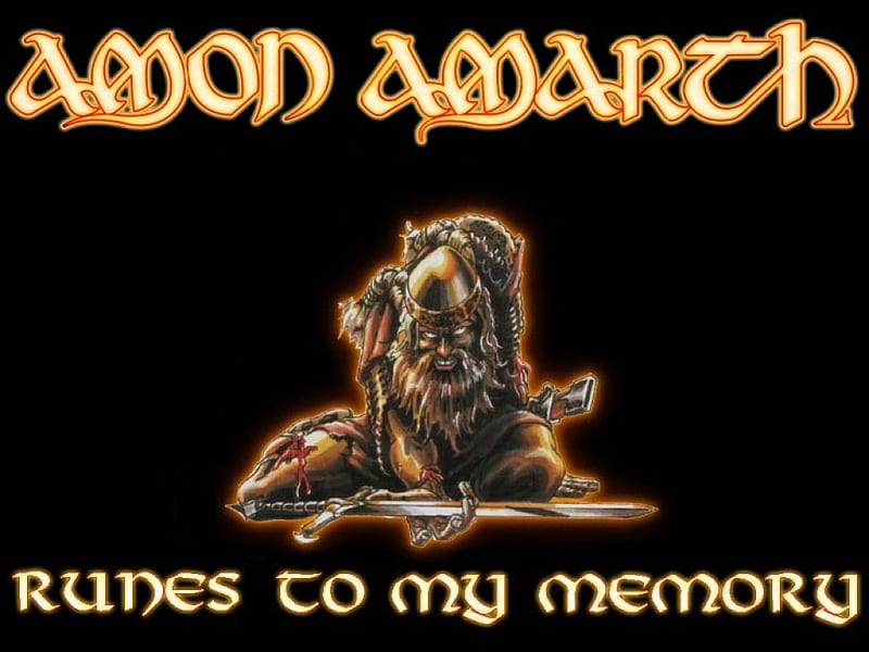 Amon Amarth, metal, runes to my memory, music, HD wallpaper