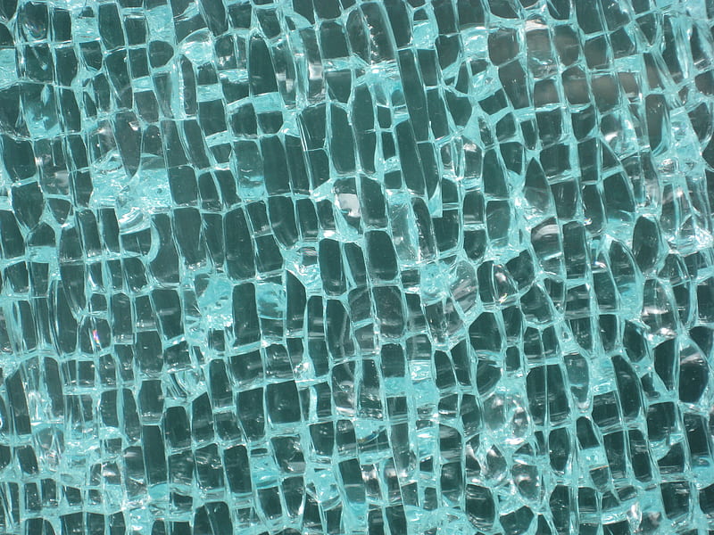glass, cranny, shards, broken, blue, texture, HD wallpaper