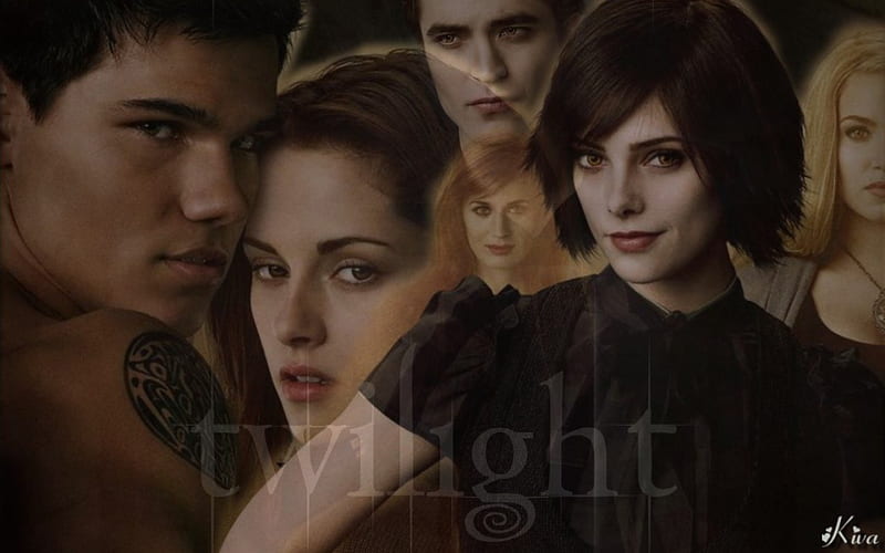 Twilight - New Moon, alice, bella, rosalie, twilight, esme, new moon, jake, edward, cullen, HD wallpaper