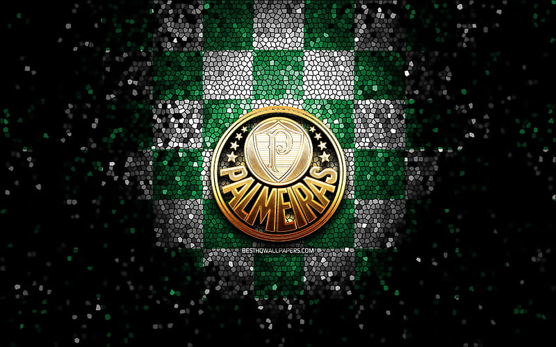 SE Palmeiras, badge, soccer, brazil, green, logo, brasil, football, crest, HD wallpaper