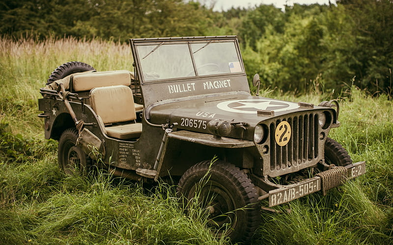 SUV WWII, Willys MB, World War II, US military SUV, HD wallpaper