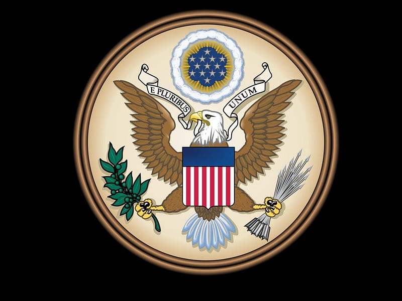 The Great Seal Of The United States, great seal, usa, the great seal, e pluribus unum, HD wallpaper