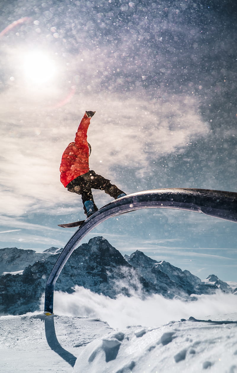 Snowboarder snow board man blizzard HD phone wallpaper  Peakpx