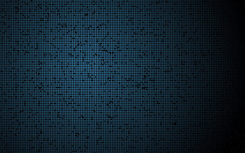 technological blue grid background, blue technology texture, blue technology background, HD wallpaper
