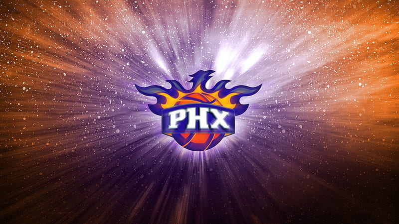 Phoenix Suns, basketball, emblem, logo, HD wallpaper