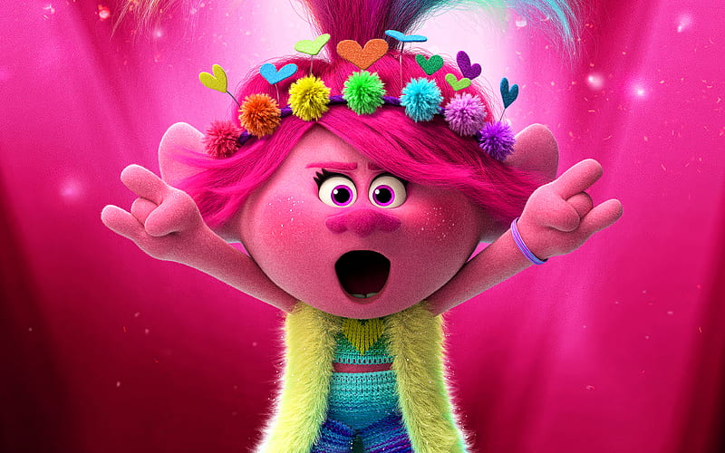 Poppy 3D-animation, 2020 movie, Trolls World Tour, artwork, Trolls  characters, HD wallpaper | Peakpx