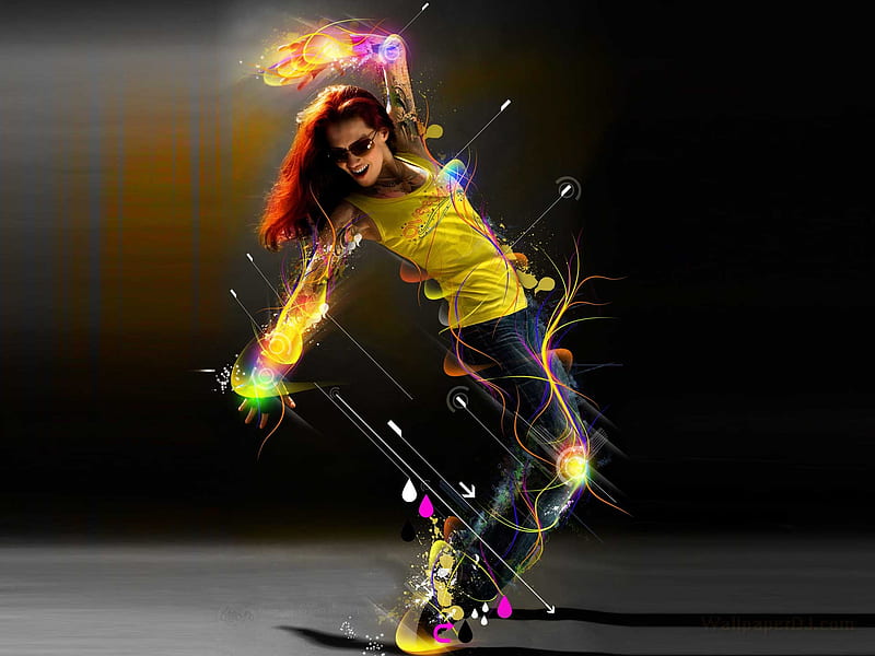 Step up to Street Dance, girl, dark, music, abstract, dancer, HD wallpaper  | Peakpx