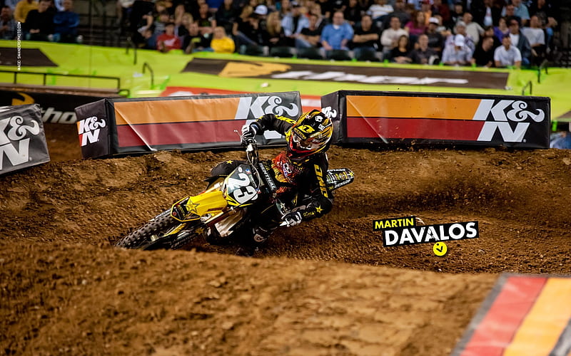 AMA Supercross Phoenix-the second stop-Martin Davalos, HD wallpaper