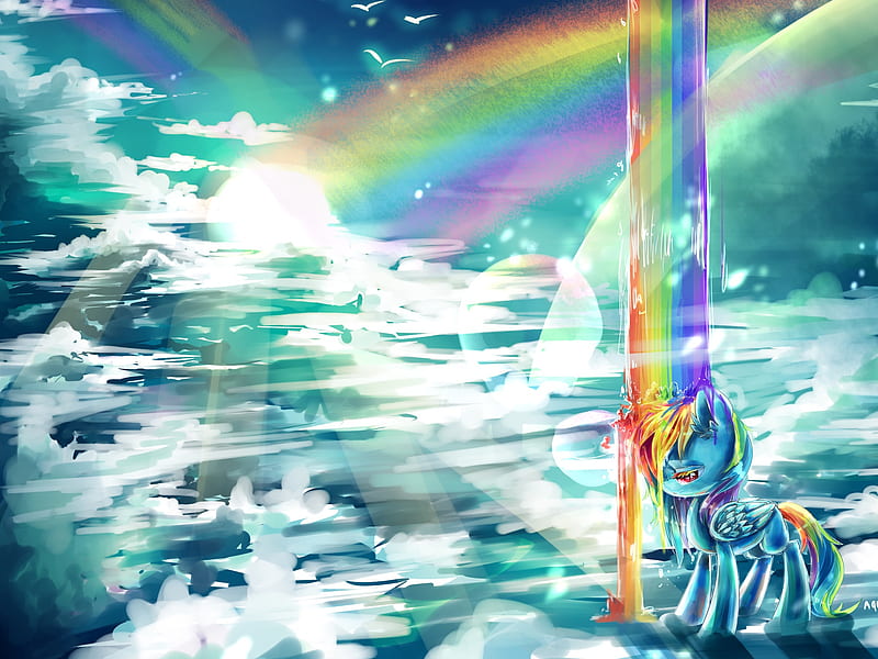 Rainbow Dash, my little pony, HD wallpaper