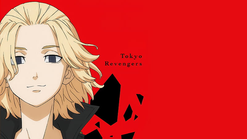 Manjiro Sano Red Background Tokyo Revengers, HD wallpaper