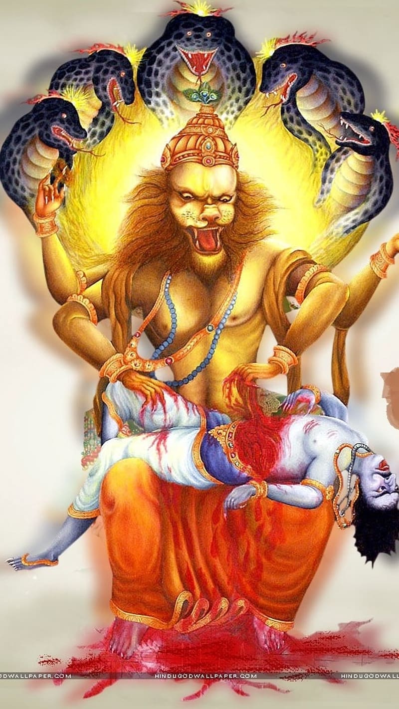 30 Narasimha ideas | hindu art, indian art paintings, god art