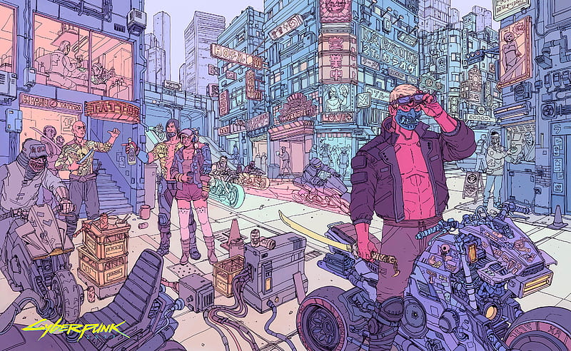 Cyberpunk 2077 Cool Concept Art, HD wallpaper