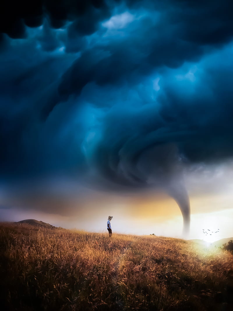 Wallpaper : ai art, illustration, twister, hurricane, clouds, nature,  lightning 3136x1792 - alx - 2221308 - HD Wallpapers - WallHere